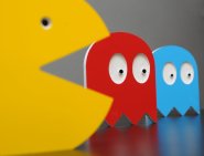 Pac Man & Ghosts Shelf Custom Routed Figures